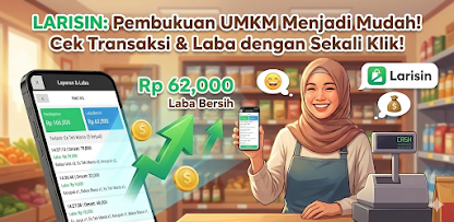 Logicra Luncurkan "Larisin": Solusi Kasir Digital Ringan  Jawaban Atas Carut-Marut Keuangan Pedagang Kaki Lima